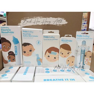    Hàng Mỹ   Bộ sản phẩm Frida Baby Fridababy chăm sóc bé từ sơ sinh - Xông mũi hút mũi Miếng dán hạ sốt 