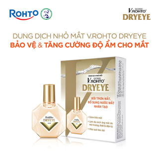  Nước nhỏ mắt cấp ẩm & bổ sung nước mắt nhân tạo V.Rohto DryEye 13ml 