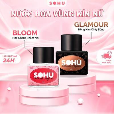 Nước hoa vùng kín SOHU nhiều mùi hương quyến rũ và ngọt ngào - Lọ 5ml