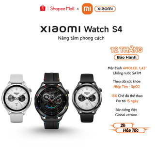  Đồng hồ thông minh Xiaomi Watch S4 - Màn hình AMOLED 1.43inch - hàng chính hãng bảo hành 12 tháng 