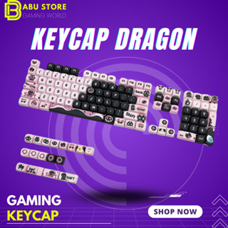 [HÀNG SẴN] Keycap Little Black Dragon | Cherry-MOA | PBT| Keycap Hoạt Hình