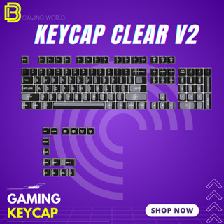 [REUP] Keycap Trong suốt xuyên led Clear V2 | Có họa tiết DIY | MDA