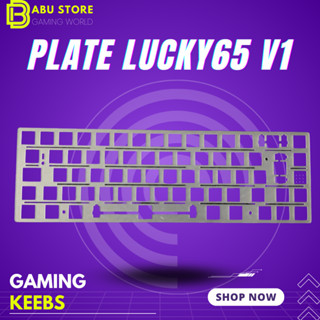  Plate PC bàn phím Lucky65 | Chất liệu PC fr4 | Slit space enter iso| Chỉ dùng cho v1 