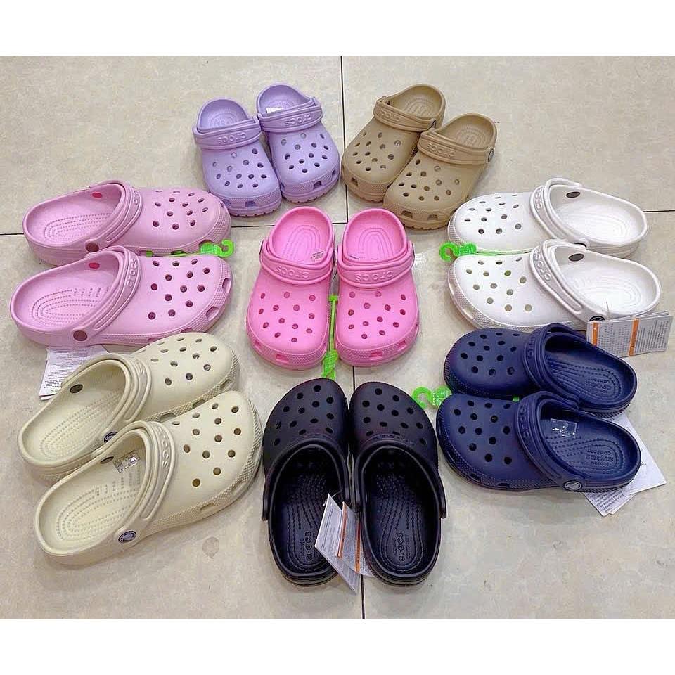 dép sục cho bé trai/gái và người lớn tặng 6 charm ngẫu nhiên