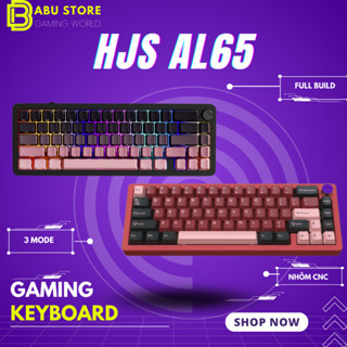 [HÀNG SẴN] Bàn phím cơ ATAS - AL65 - CNC ,3 modes , mạch xuôi, RGB, FR4