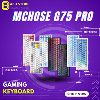 Bàn phím cơ không dây  Mchose G75 Pro (Mạch xuôi | Hotswap | RGB )
