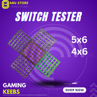 Switch Tester Mica khay test switch, trang trí switch nhiều kích thước