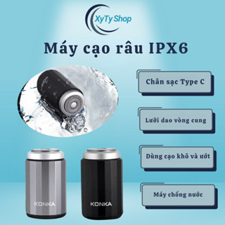 Máy Cạo Râu KONKA Chống Nước IPX6 Dao 15 Lưỡi, Nhỏ Gọn Tiện Lợi Xách Tay, Mang Theo Chuyến Công Tác, Du Lịch, Dã Ngoại