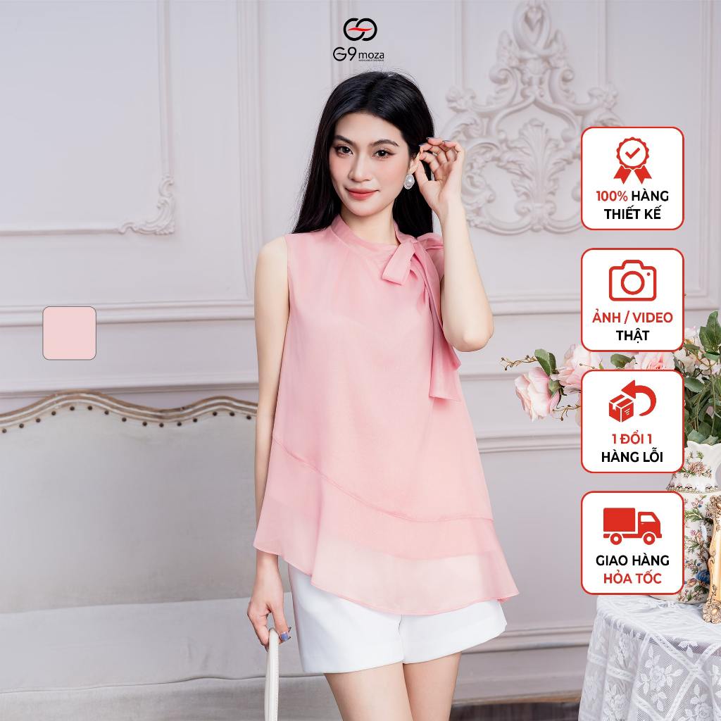 Áo sát nách GS92 G9moza, chất Tơ cao cấp mềm mịn thoáng mát