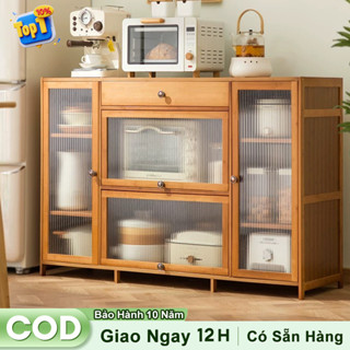 Woodland Tủ kệ ăn bằng tre tủ đựng đồ ăn bằng tre tủ bếp bằng tre  phù hợp bếp/ phòng ăn Nhà Việt