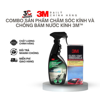 COMBO SẢN PHẨM CHĂM SÓC KÍNH VÀ CHỐNG BÁM NƯỚC KÍNH 3M™ - NHẬP KHẨU CHÍNH HÃNG