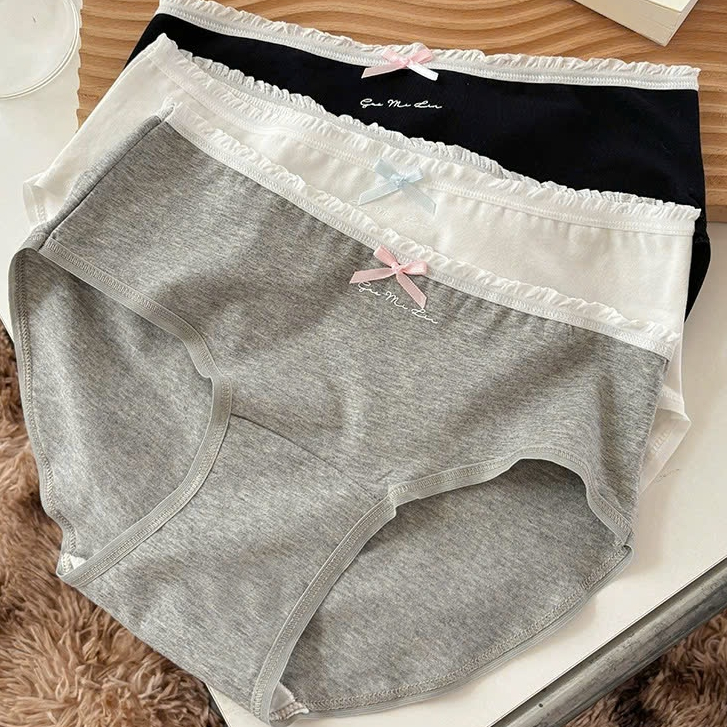 Quần Lót Nữ Cotton Viền Ren Mềm Mại - Quần Lót Cotton Thoáng Mát Đáy May Kháng Khuẩn SAVILL L4119