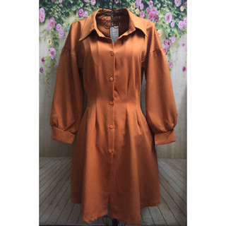 [Kèm ảnh thật] Đầm sơmi tay dài M-2XL