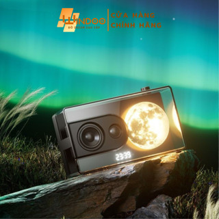 Loa bluetooth có đồng hồ đèn ngủ, loa nghe nhạc không dây thẻ nhớ âm thanh vòm Windoo WD134