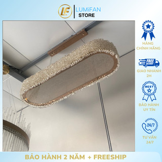Đèn trang trí phòng khách, Đèn pha lê kiểu Pháp - Đèn chùm Pha Lê hiện đại