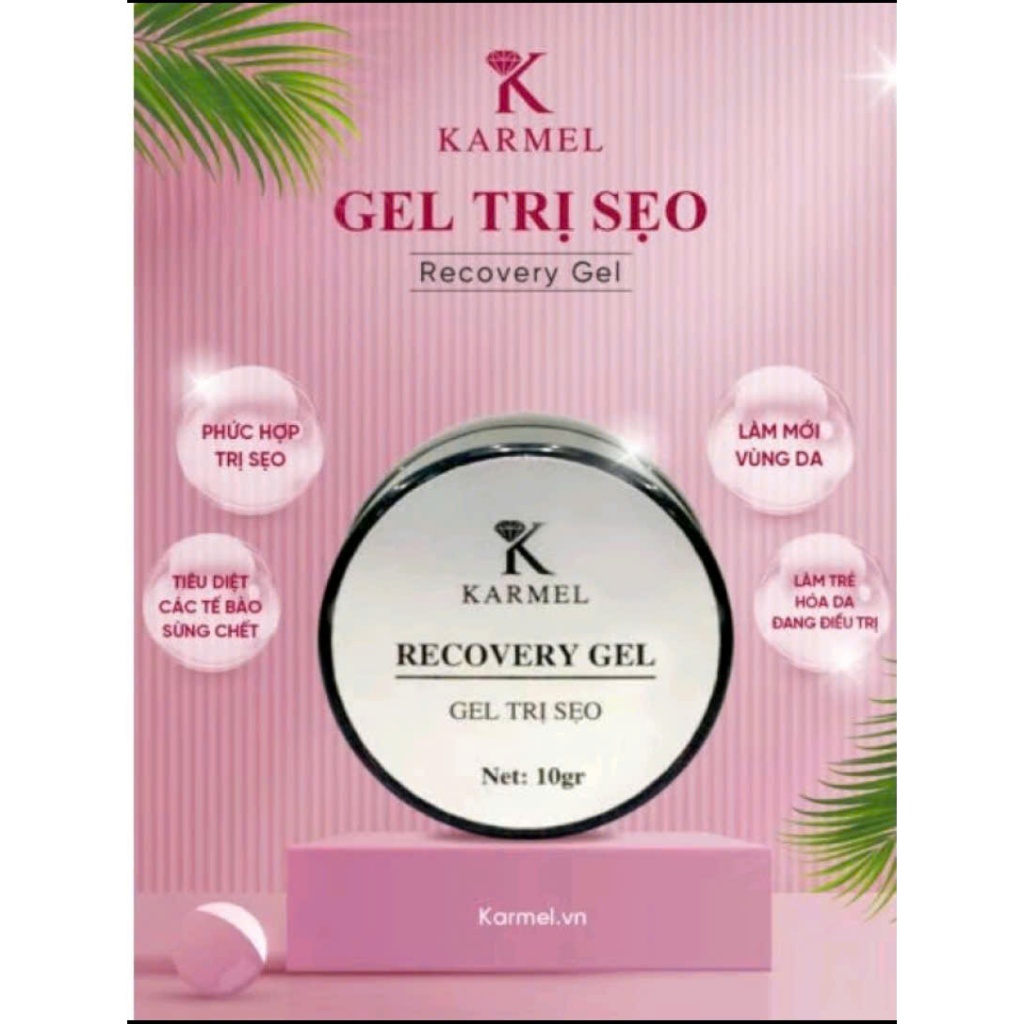 Kem Trị Sẹo Karmel gel xóa sẹo rỗ lâu năm, sẹo thâm, sẹo lồi, sẹo do thâm mụn