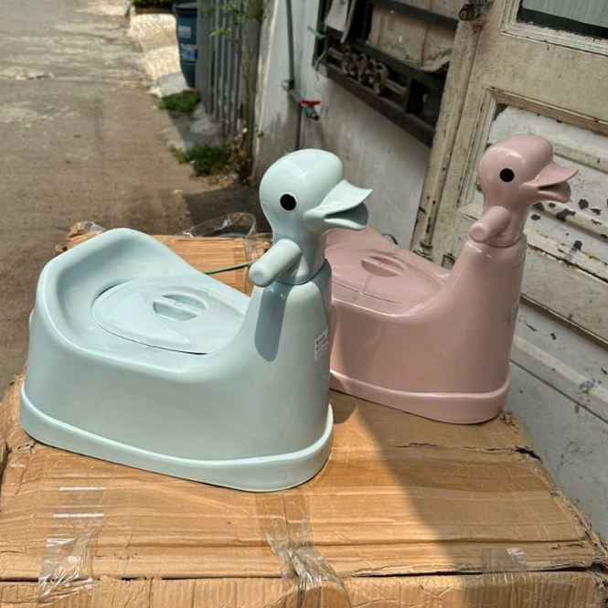 GHẾ BÔ ĐI VỆ SINH CON VỊT CHO BÉ-Bộ Vệ Sinh Nhựa Cao Cấp Việt Nhật