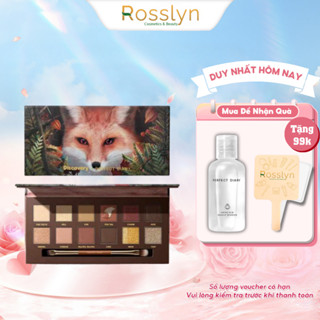Bảng phấn mắt PERFECT DIARY 12 màu sắc tông lì và ánh nhũ lấp lánh bền màu lâu trôi Rosslyn PD000009