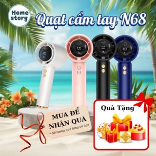 Quạt Cầm Tay 100 Tốc Độ Turbo Tốc Độ Cao Quạt Mini Màn Hình Led Hiển Thị Dung Lượng Pin Lớn 5000MAH Cấp Độ Gió Mạnh