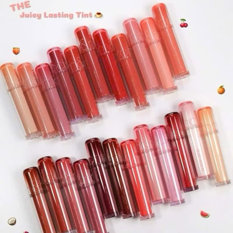 (Màu mới 18-25) Son Kem Bóng Romand Juicy Lasting Tint