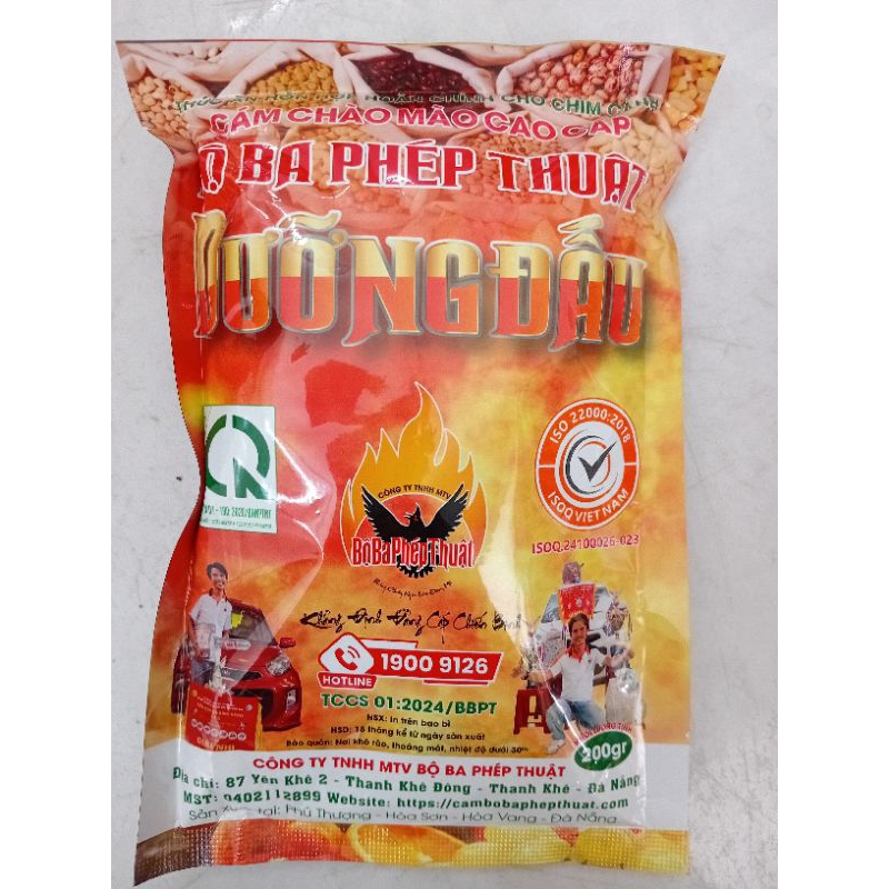  Cám chào mào Bộ Ba Phép Thuật dưỡng đấu 200g 