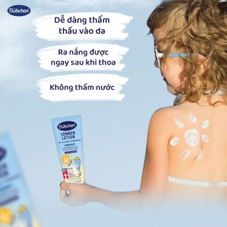 Kem chống nắng thuần chay vật lý Bubchen Sonnenlotion LSF 50+ 100ml