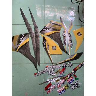 Tem exciter 135 - 50 LC v6 vàng đen