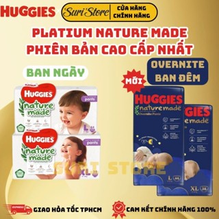 [Bỉm Dán/Quần] NGÀY Và OVN ĐÊM(mới) Huggies Platium NatureMade dòng siêu cao cấp đủ các size NB/S/M/L/XL/XXLh