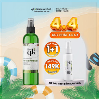 XỊT TÓC TINH DẦU BƯỞI HANDMADE QK