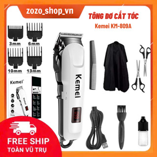 Tông Đơ Cắt Tóc Kemi KM-809A Không Dây, Tông Đơ cắt Tóc Tạo Kiểu Chuyên Nghiệp