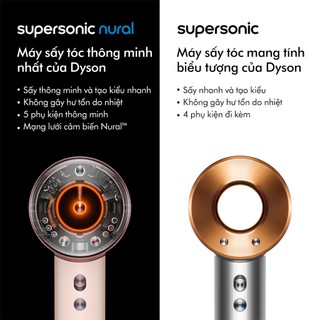 [Shopee Live x Dyson] Máy sấy tóc Dyson Supersonic Nural ™ HD16 (Ceramic Pink)