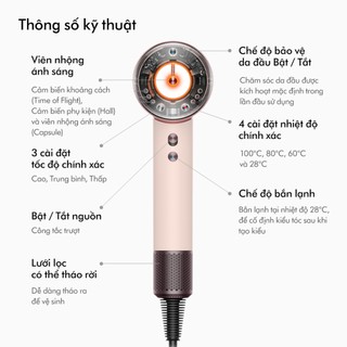 [Shopee Live x Dyson] Máy sấy tóc Dyson Supersonic Nural ™ HD16 (Ceramic Pink)
