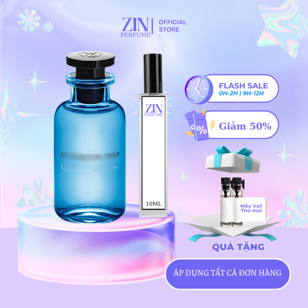 Nước Hoa Nữ  Afternoon swim  ZIN Perfume 10ml Mùi Hương Ngọt Ngào Nữ Tính