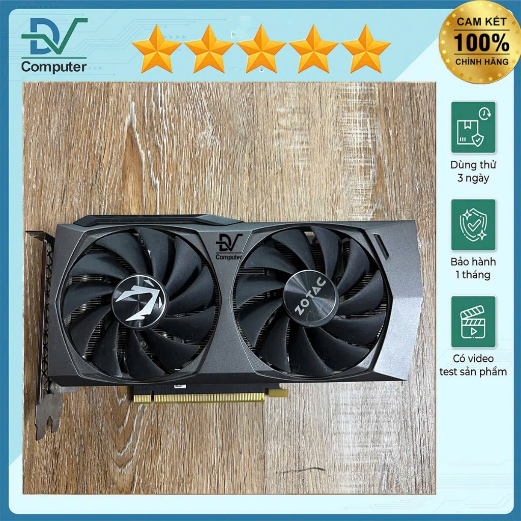 GeForce RTX 3060 Twin Edge 12G Card Màn Hình ZOTAC GAMING bảo hành 1 tháng