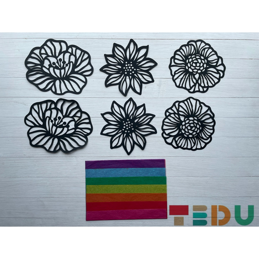 Bộ thủ công đón nắng hình Hoa TEDU