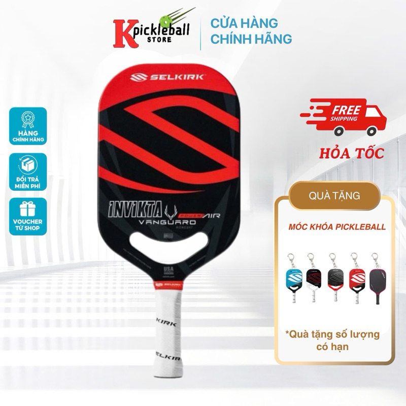 Vợt Pickleball SELKIRK Vanguard Power Air Invikta 13mm Chính hãng