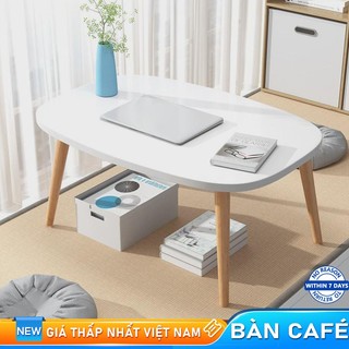  Bali Bàn Trà Sofa Tròn Ngồi 50x50x40 CM Bệt Mini Chân Gỗ Tự Nhiên Decor Phòng Ngủ Siêu Xinh Cute 