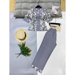 Bộ lụa Mango hàng cao cấp cho Mẹ