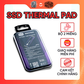 Miếng dán tản nhiệt Thermal Pad - SSD M2 NVMe Cooler Master - bộ 2pcs - Hàng chính hãng - 5M/Wk