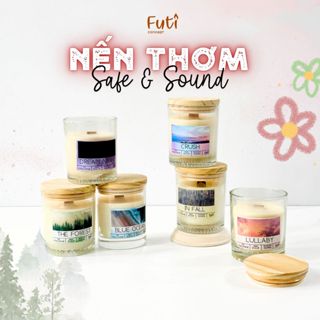 Nến Thơm Thư Giãn Cao Cấp Nhiều Mùi Hương Dễ Ngủ 120gram, Candle Cup Bấc Gỗ