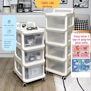 Kệ đựng đồ bỉm sữa 3/5  tầng đa năng có bánh Xe đẩy spa Giá để đồ bỉm sữa tiện dụng, tiện lợi, chắc chắn, đa năng