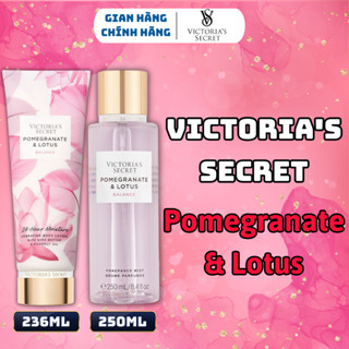 Body Mist Victoria Secret Chính Hãng Pomegranate Lotus, Xịt Thơm Body Toàn Thân Hương Nước Hoa 250ml