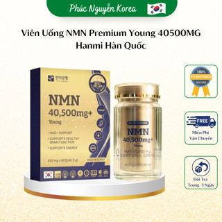  Viên Uống Premium Young NMN 40500MG Hanmi Hàn Quốc Hộp 90 Viên Giúp Trẻ Hóa Tăng Cường Sức Khoẻ 