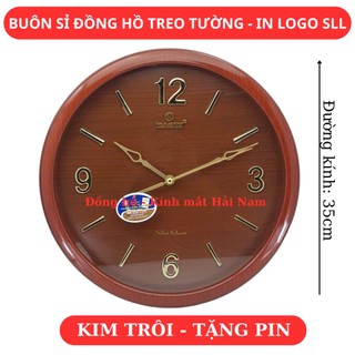 Đồng Hồ Treo Tường Kashi K87 Kim Trôi yên tĩnh - Tặng pin Panasonic