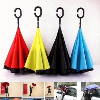 Ô - Dù Gấp Ngược Thông Minh Siêu Tiện Ích Cho Đi Ô Tô - Chắn Tia UV Che Nắng Mưa