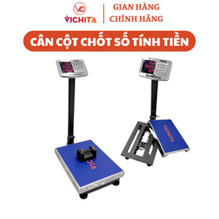  Cân Bàn Điện Tử Cột Cao VICHITA - Z1000 Chống Nước Chốt Số - Cân Động Vật Hải Sản Cân Hàng Hóa 