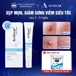 Kem Chấm Mụn ACTISCAR Acnes 20g Giảm Mụn Bọc Mụn Viêm, Giảm Sưng Viêm, Mờ Thâm Sẹo