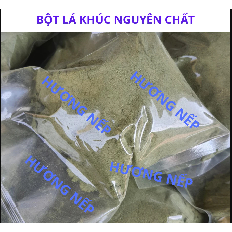 Bột lá khúc sấy lạnh nguyên liệu làm bánh khúc và xôi khúc nguyên chất