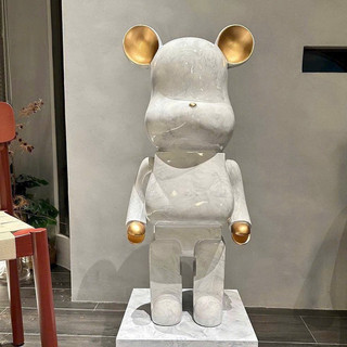 Gấu Bearbrick sz 80cm trang trí decor phòng khách