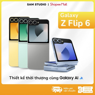 Điện thoại Samsung Galaxy Z Flip6 5G 12/256GB pin khỏe nhất, Flexcam 50MP - Z FLIP 6 Chính hãng Samsung Việt Nam